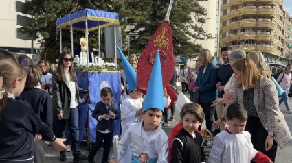 Recordamos cómo ha sido la procesión infantil del Colegio Santo Rosario de Motril