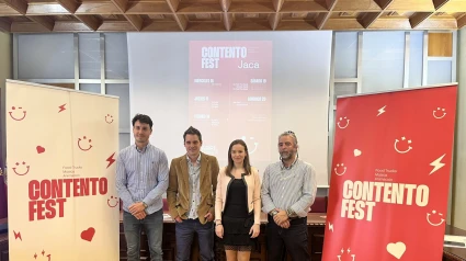 Presentación del Contento Fest en el Ayuntamiento de Jaca