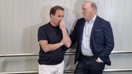 Jagoba Arrasate y Andy Kohlberg en la inauguración de la Sport Clinic