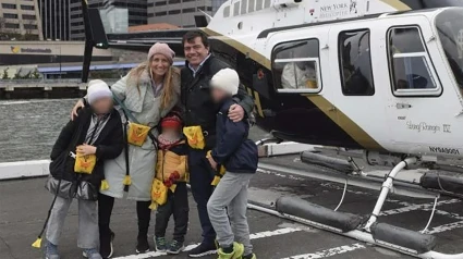 Agustín Escobar Cañadas, su esposa, Mercè Camprubí Montal, y sus tres hijos: la familia española fallecida en el accidente de helicóptero de Nueva York