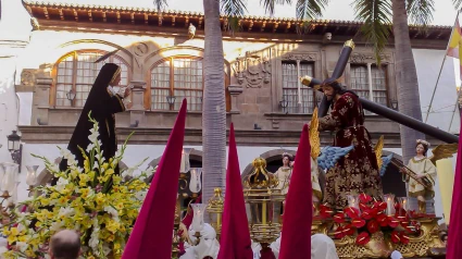 Procesión del Encuentro en Santa Cruz de La Palma