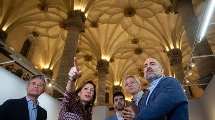 Interior de la Lonja.