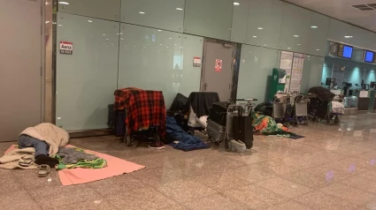 Personas que viven en el aeropuerto