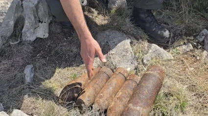 Artefactos desactivados y destruidos por la Guardia Civil localizados a 23 metros de profundidad
