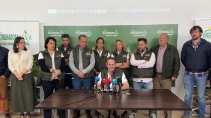 Apag Extremadura Asaja ha comparecido para hacer balance de la tractorada a Bruselas