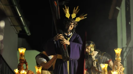 Ntro. Padre Jesús del Buen Suceso en una noche del Martes Santo en Córdoba