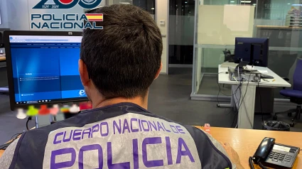 Fotografía de archivo de un investigador policial