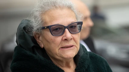Carmen Pano el día de su declaración en la Audiencia Nacional por el caso Hidrocarburos