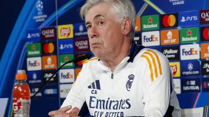 Carlo Ancelotti, en rueda de prensa
