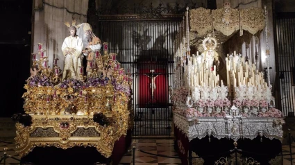 Los titulares de la Hermandad de San Gonzalo en la Catedral de Sevilla