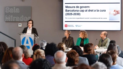 Raquel Gil en la presentación de la Medida de Gobierno para impulsar la economía de los cuidadosPOLITICA AYUNTAMIENTO DE BARCELONA