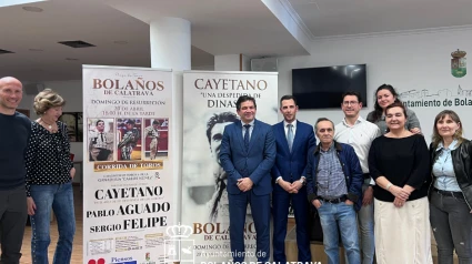 Presentación de la corrida de toros en Bolaños