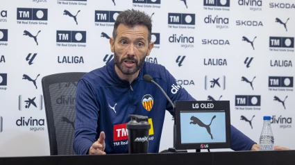 Corberán, en la previa del Rayo