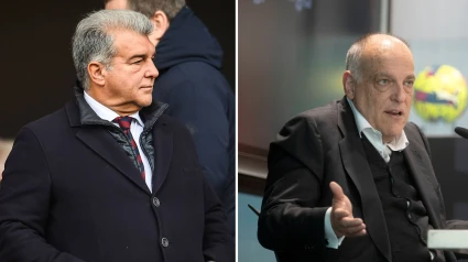 Joan Laporta y Javier Tebas