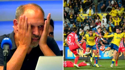 Pedro Martín aclara los interrogantes del gol de la victoria de Las Palmas ante el Atlético