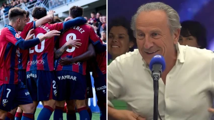 El enfado de Petón tras la derrota del Huesca ante el Racing