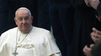 El Papa Francisco, durante una audiencia en el Vaticano