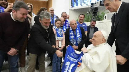"Todos tienen 100 años": La broma futbolera del Papa Francisco
