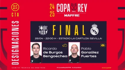 Colegiados de la final de la Copa del Rey