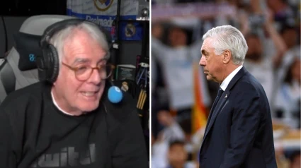 Siro López y Carlo Ancelotti