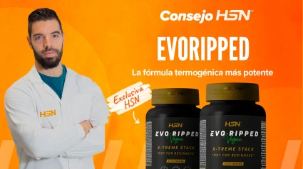 Evoripped de HSN ayuda a la oxidación de la grasa corporal y disminuye la sensación de hambre