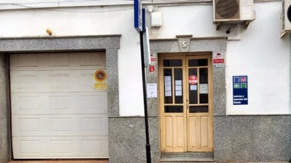 Despacho receptor de la calle Carmen, en Villafranca de los Barros