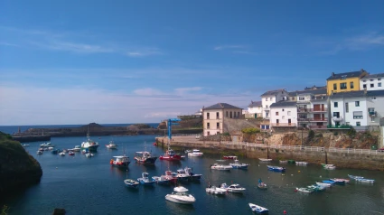 El puerto de Tapia de Casariego, en Asturias