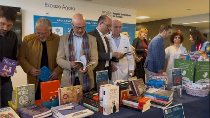 El director xeral de Cultura y el gerente del área sanitaria de Ourense, Verín y Barco presentaron las iniciativas para fomentar la lectura