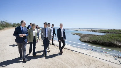 Visita Alcalà de Xivert el president de la Generalitat, Carlos Mazón, junto a la presidenta de la Diputación, Marta Barrachina y el alcalde, Francisco Juan Mars