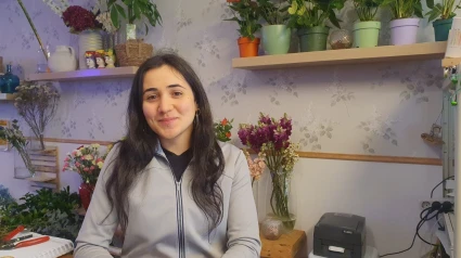 Responsable de la floristería By Hortensia (Floristería Ledicia en el spot)