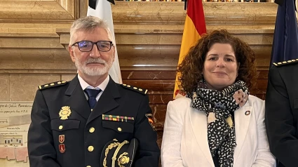 Javier Mª de Loresecha  y María Rivas este miércoles en A Coruña