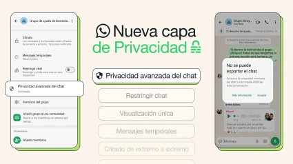 WhatsApp anuncia la 'Privacidad avanzada del chat'