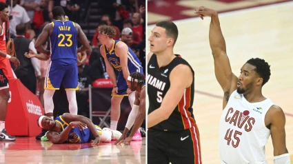 Jimmy Butler y Donovan Mitchel