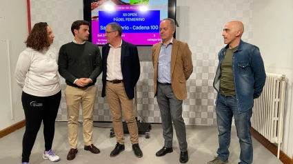 Un instante de la presentación del torneo en la Diputación