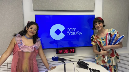 Dos de las artistas del Circo del Sol, en COPE Coruña