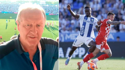 Luis Ángel Duque | Cissé carga contra Portu