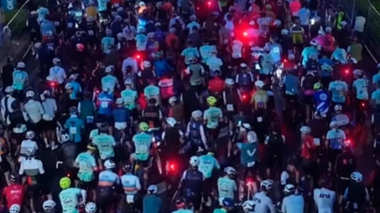 Imagen del comienzo de la prueba Mallorca 312