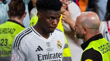 Tchouameni manda un mensaje al Barcelona en sus redes sociales.