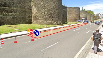 Tramo afectado por las obras