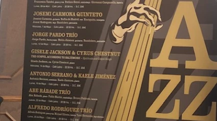 Cartel del XXVII Festival de Jazz Primavera del café Latino