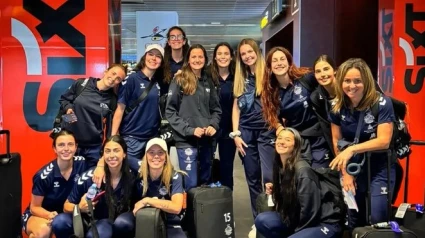 Equipo del Avarca Menorca que ha viajado a Gran Canaria