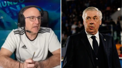 Julio Maldonado 'Maldini' y Carlo Ancelotti