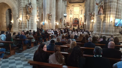Catedral de Jerez llena para la Misa por el Papa Francisco 29-04-25