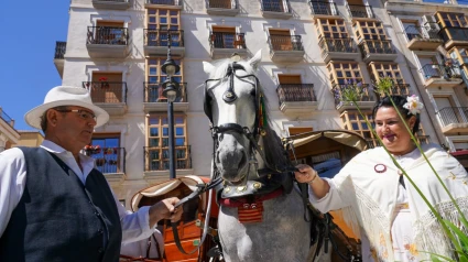 Imagen de una antigua edición de las Cruces de Mayo en Cartagena