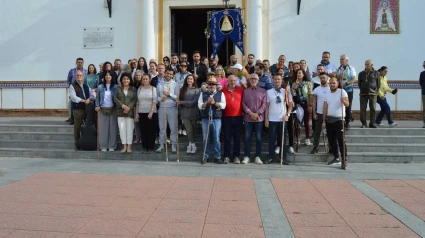 Peregrinación de internos de la prisión de Huelva a El Rocío.REMITIDA / HANDOUT por AYUNTAMIENTO DE SAN JUAN DEL PUERTOFotografía remitida a medios de comunicación exclusivamente para ilustrar la noticia a la que hace referencia la imagen, y citando la procedencia de la imagen en la firma29/4/2025