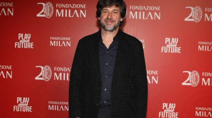 Demetrio Albertini, en un acto del AC Milan.