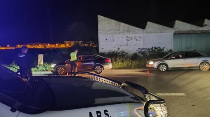 Dispositivo de la Guardia Civil durante el apagón