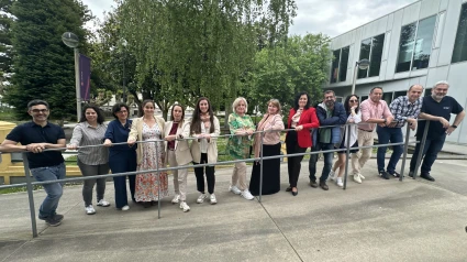Personal docente vinculado a campus Eslovaquia, Turquía, Italia y Grecia y Ferrol en los jardines del Campus Industrial