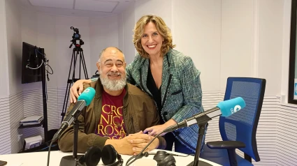 Paco Álvarez con Cristina