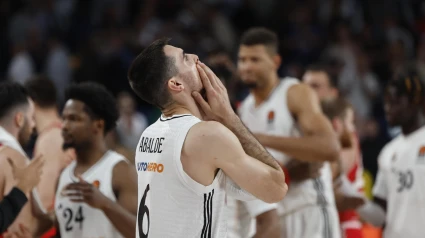 Alberto Abalde se lamenta de la derrota del Real Madrid en la Euroliga